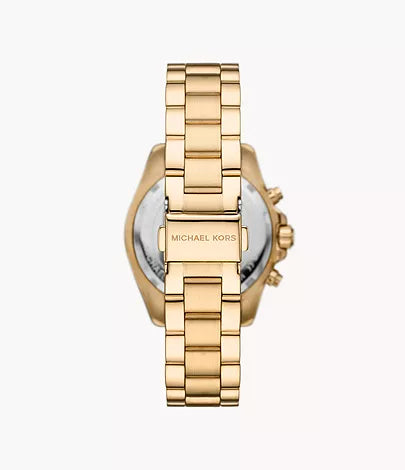 Montre chronographe MK Bradshaw en acier inoxydable doré MK6959
