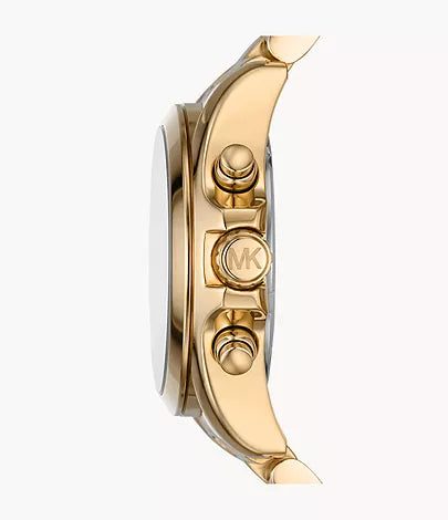Montre chronographe MK Bradshaw en acier inoxydable doré MK6959