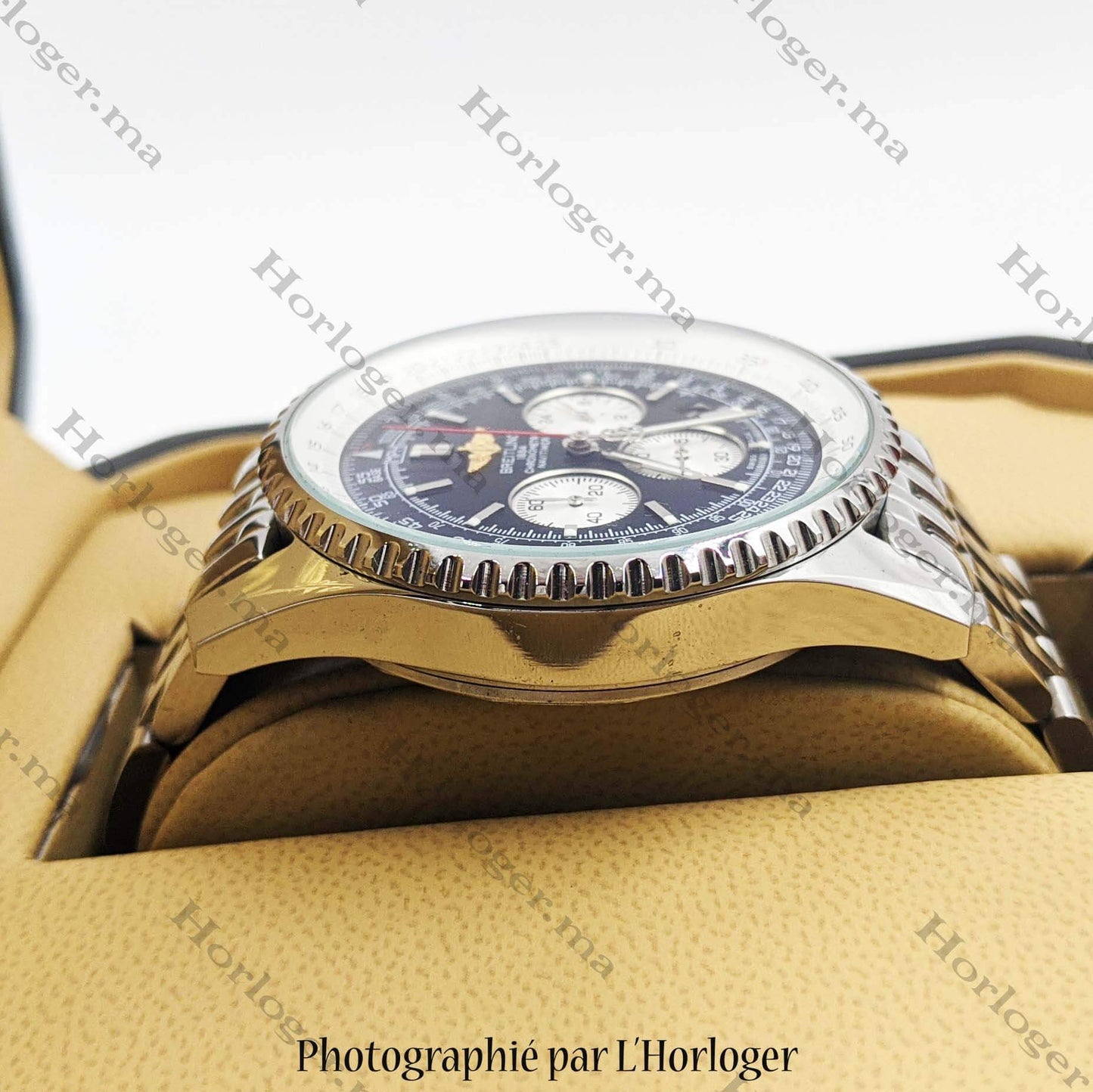Breitling Navitimer Silver Black Dial