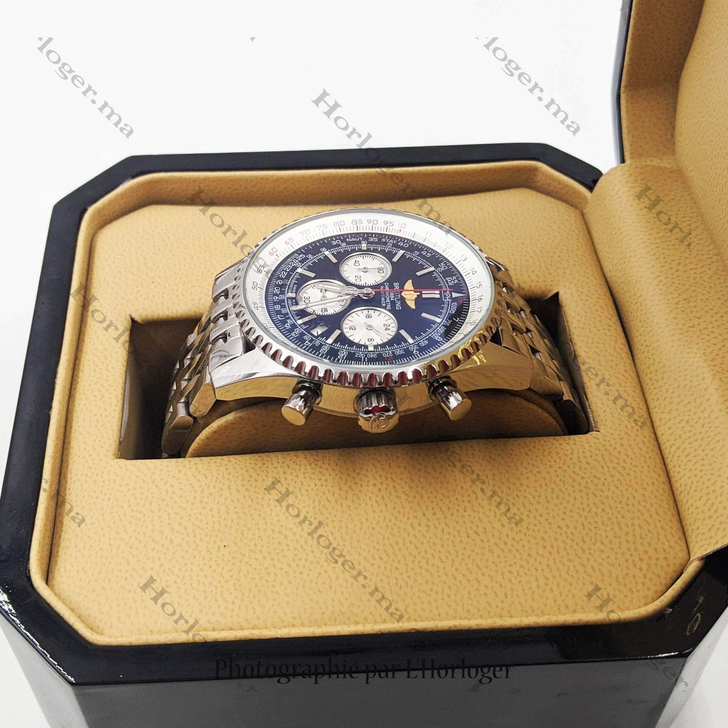 Breitling Navitimer Silver Black Dial
