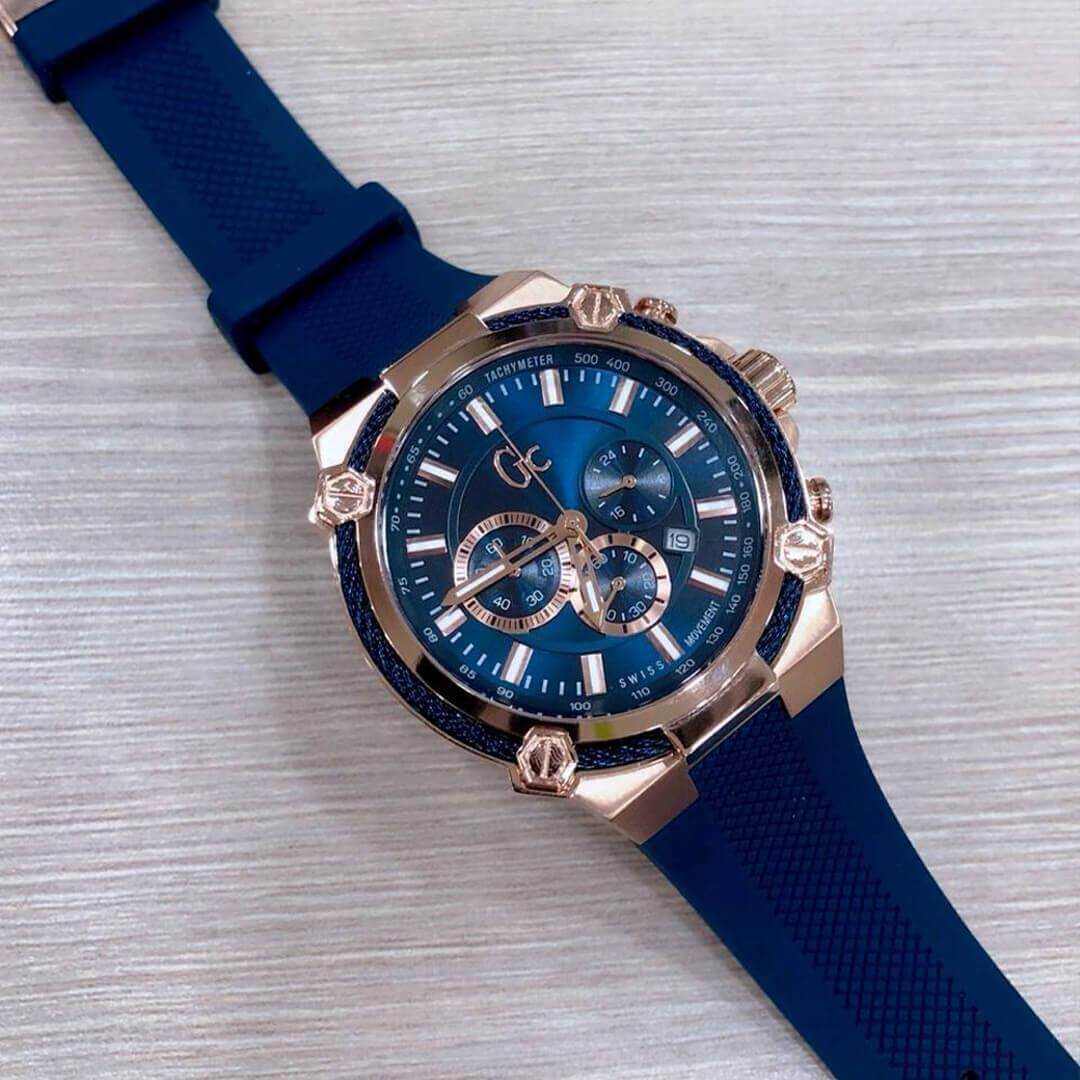 Montre GC Y24006G7 Chronographe Homme Silicone sport